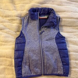 Free Country Heathered Blue Puffer Vest